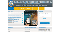 Desktop Screenshot of ksrct.btechguru.com